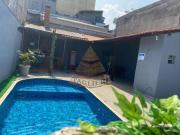 Sobrado com Piscina com 3 suítes e área gourmet. Só de...