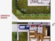 Sobrado de esquina 02 dormitórios, suíte 101,51 m2...