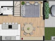 Sobrado decorado em condomínio com 3 quartos e 2 vagas,...