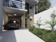 Sobrado novo de frente para rua em localização pri