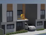 Sobrados novos 2 e 3 quartos, em construção no bairro...