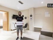 Soleado apartamento de 1 dormitorio con aire...