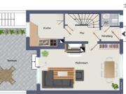 Sonnenterrasse, Gartenidylle, Rüppurr – mehr Zuhause...