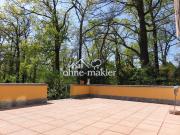 Sonnenterrasse und Saunalandschaft nahe Spandauer Forst