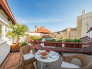 Sonnige Terrassenwohnung im hofseitigen Dachgeschoß!