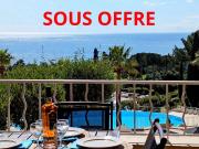 VENDU AGAY CAP ESTEREL 2 PIECES VUE MER ET PISCINES
