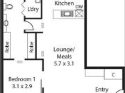 Spacious 1 Bedroom Apartment with Secure Parking in the...