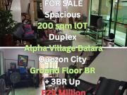 Spacious 200 sqm Lot Duplex For Sale in Alpha Village...