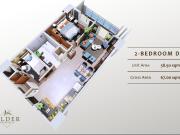 SPACIOUS 2 bedroom Condo Unit in Acacia Estates, Taguig...