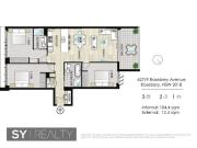 Spacious 3 Bedroom Apartment in Rosebery