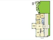 Spacious 3 Bedroom Duplex on the Top floor