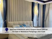 Spacious 5 Bedroom with 2 Carport House and Lot For Sale...
