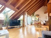 Spacious and fully furnished 2.5 room flat with roof...