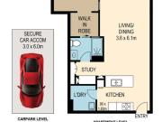 Spacious One Bedroom Apartment in 'Liberte',...