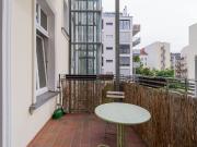 Spacious two room apartment with two balconies and two...