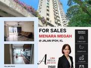 Spacious unit in Menara Megah For Sales