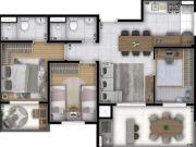 Sphera Panamby 2 e 3 dorms com varanda proximo de tudo...