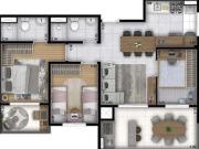 Sphera Panamby 2 e 3 dorms com varanda proximo de tudo...