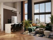 SPLENDIDE T3 EN DERNIER ETAGE SEJOUR CATHEDRALE AVEC...