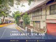 Sta. Ana, Manila Lot with Old House