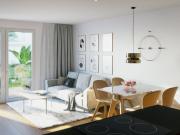 Stadtnahes Wohnen mit Gartenidylle Erstbezug * 2 Zimmer...