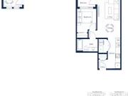 Sterling 1 Bedroom, 1 Bathroom A2C