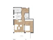 Stillvolle 2 Raumwohnung mit Südterasse