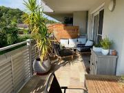 Stilvolle Wohnung mit großzügigem Balkon und Blick ins...