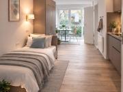 StudentenAzubi Apartment möbliert mit Küche + Bad +...