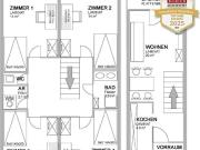 STUDENTENZIMMER IN MAISONETTE MIETWOHNUNG MIT BALKONEN...