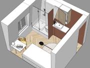 Studette refaite à neuf Paris XV