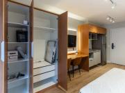 Studio 100% mobiliado em Pinheiros