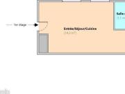 Studio 1 pièce 15 m²
