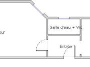 Studio 1 pièce 19 m²