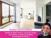 Studio 1 pièce 27 m²