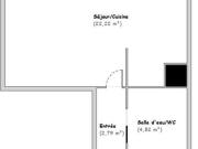 Studio 1 pièce 30 m²