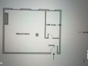 Studio 1 pièce 32 m²