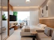 Studio 26 m2 com lazer completo na quadra do mar de...