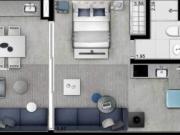 Studio à venda, 45 m² por R$ 780.000,00 Moema São Paulo/SP