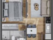 Studio com 1 dormitório à venda, 25 m² por R$ 299.000,00...
