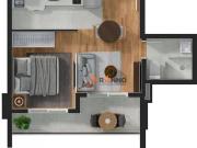 Studio com 32 m² no bairro Mercês