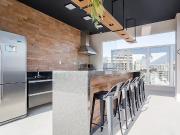 Studio com planejados e lazer completo para locaÃ§Ã£o