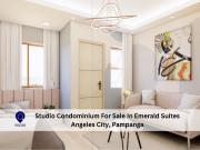 Studio Condominium For Sale In Emerald Suites Angeles...