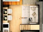 Studio de 23,45m² no Centro de Curitiba
