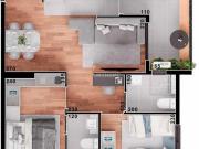 Studio de 30,66m² Curitiba PR Studio de 30,66m² Curitiba PR