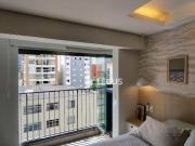 Studio de Alto Padrão em Pinheiros – Mobiliado, Varanda...