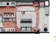 Studio em Campina do Siqueira, Curitiba/PR de 36m² 1...