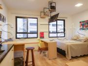 Studio em Pinheiros, São Paulo/SP de 25m² 1 quartos para...