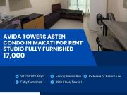 Studio For Rent Avida Towers Asten Fully Furnished Condo...