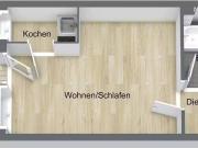 Studio in Karwendelstraße, Sendling